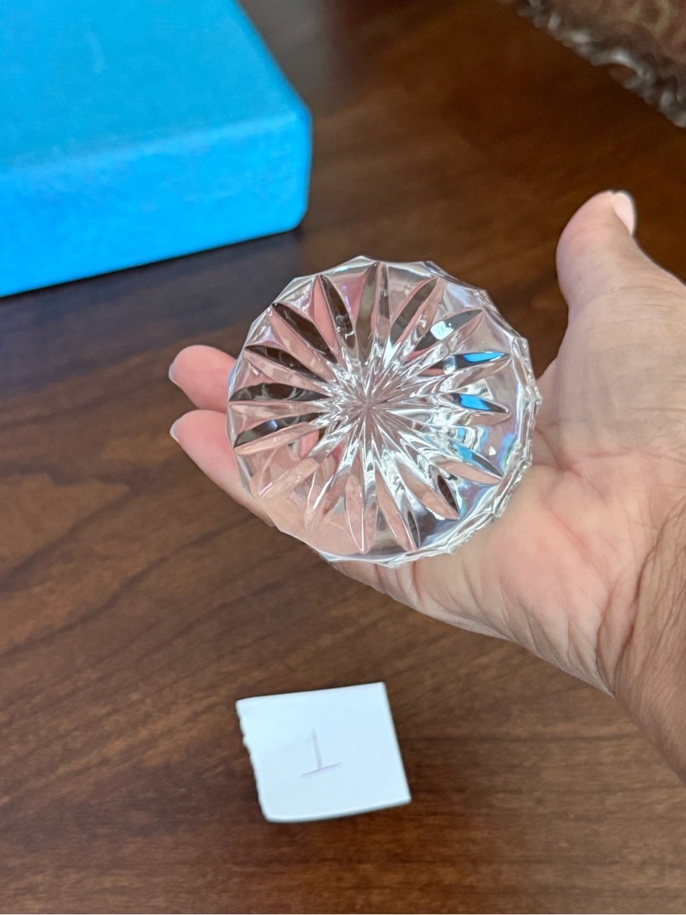 Vintage Cut Crystal Decanter Stopper - Listing 1